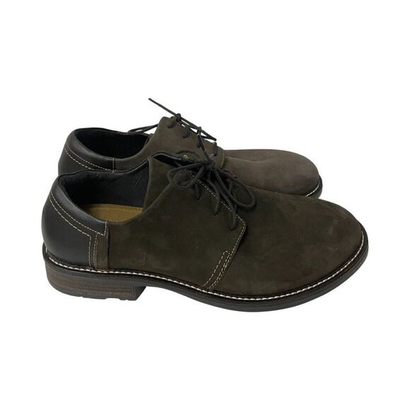 Naot Chief Mens Oxford Dress Shoes EU 41 US 8 Brown Nubuck Leather Lace Up NWOB main image 4